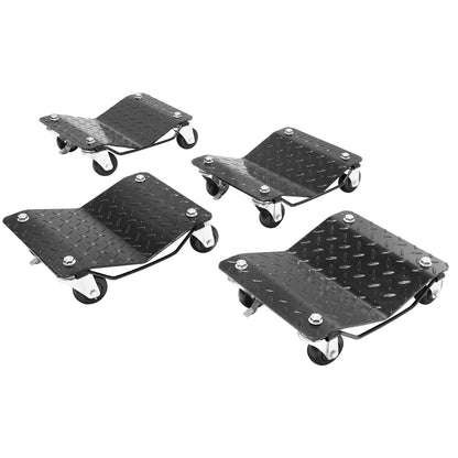 VEVOR Wheel Dolly, 6000 Lbs 2722 Kg Car Moving Dolly, Wheel Dolly Car Tire Stake Set Of 4 Piece, Heavy-duty Car Tire Dolly Cart Moving Cars, Trucks, Trailers, Motorcycles, And Boats