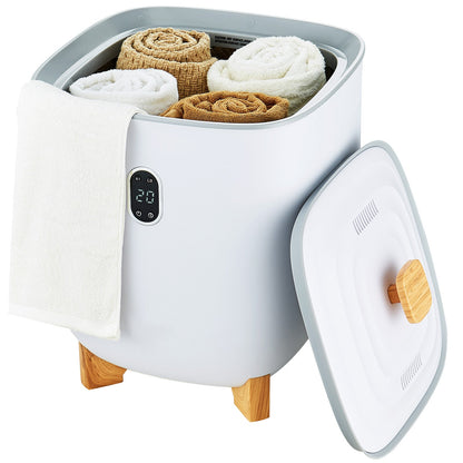 VEVOR Towel Warmer 25L, Towel Warmer Bucket With 2 Heating Modes,  Auto Shut Off, Bottom Heating Columns, LED Screen, Large Towel Warmer For Bathroom, Spa, Bathrobe, Blanket & Pajama