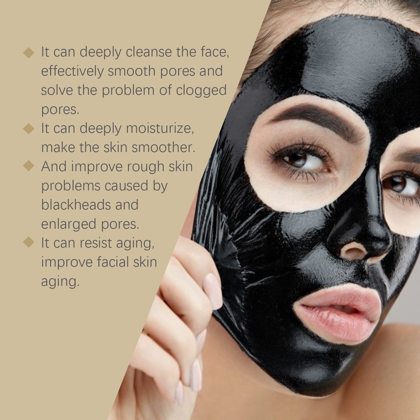 Hoygi Pore Blackhead Peel Mask Blackhead Clean And Hydrating Delicate Pore Gentle Facial Cleansing Mask