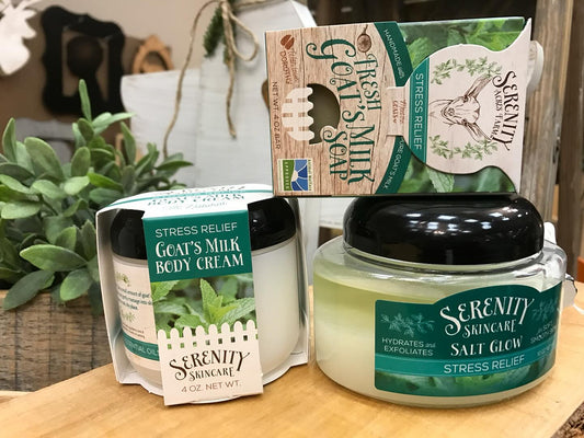 Salt Glow Scrub – Stress Relief