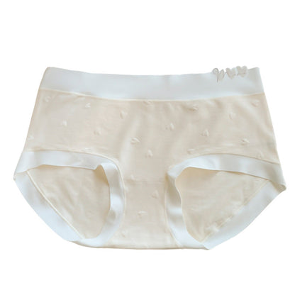 Womens Cotton Antibacterial Mid-Rise Seamless Thong-Style Panties Ultra-Slim Breathable And Alluring