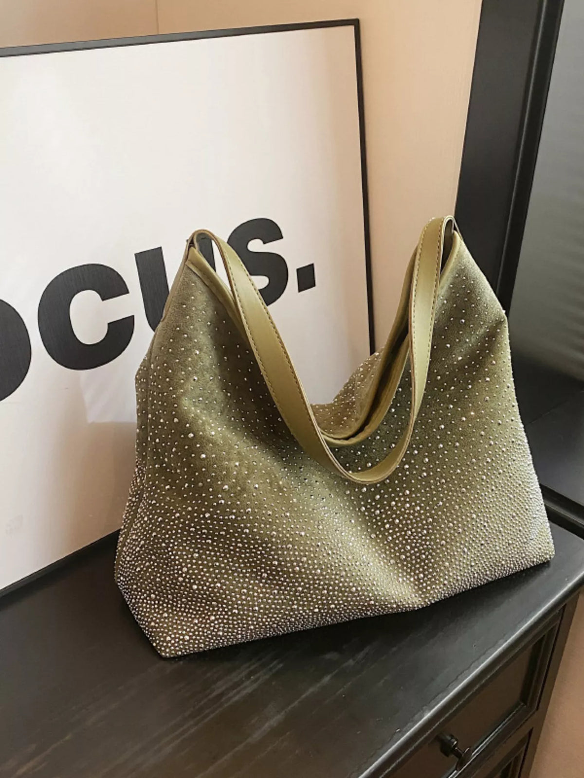 Rhinestone Tote Bag