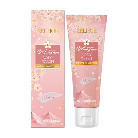 EELHOE Cherry Blossom Moisturizing Shower Gel Gently Cleanses The Body, Moisturizes And Moisturizes For A Long Time
