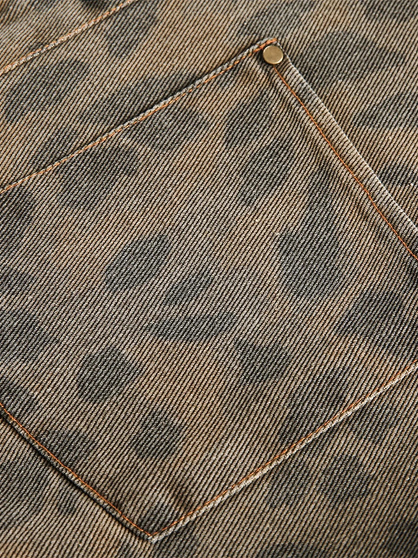 Men's Leopard Button Up Long Sleeve Jacket