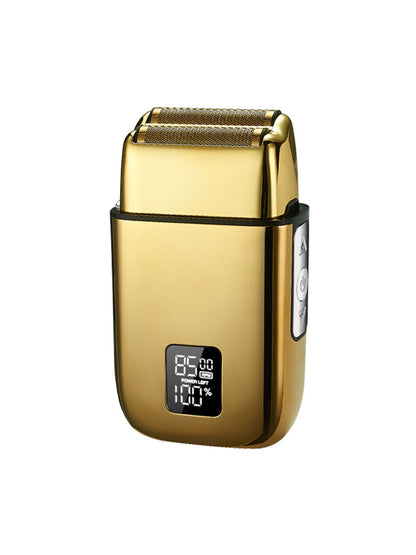 Rechargeable Electric Foil Shaver with Digital Display