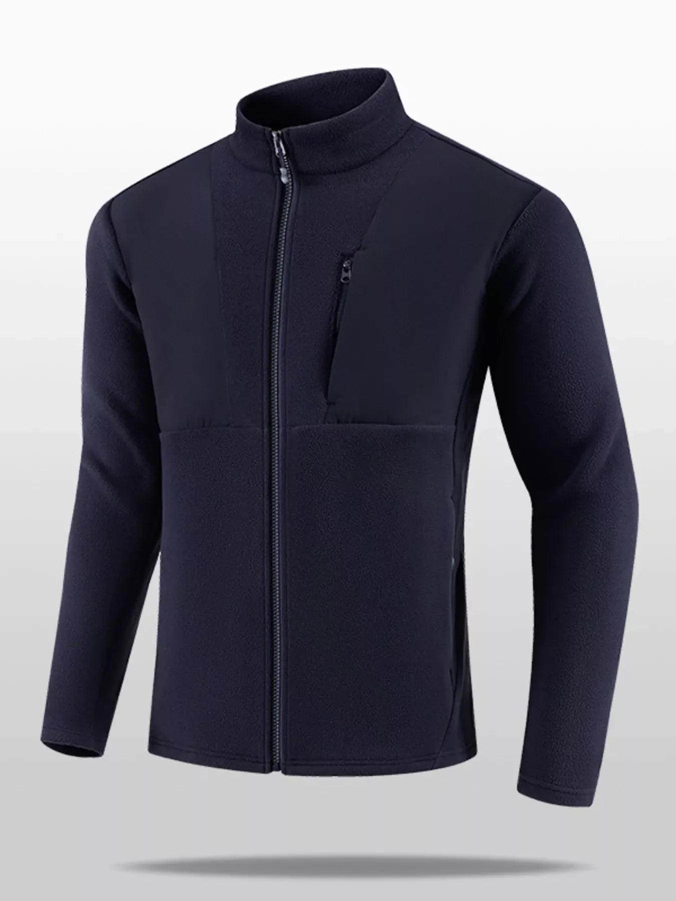 Men's Plus Size Full-Zip Fleece Jacket