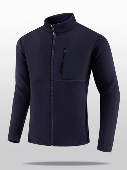 Men's Plus Size Full-Zip Fleece Jacket