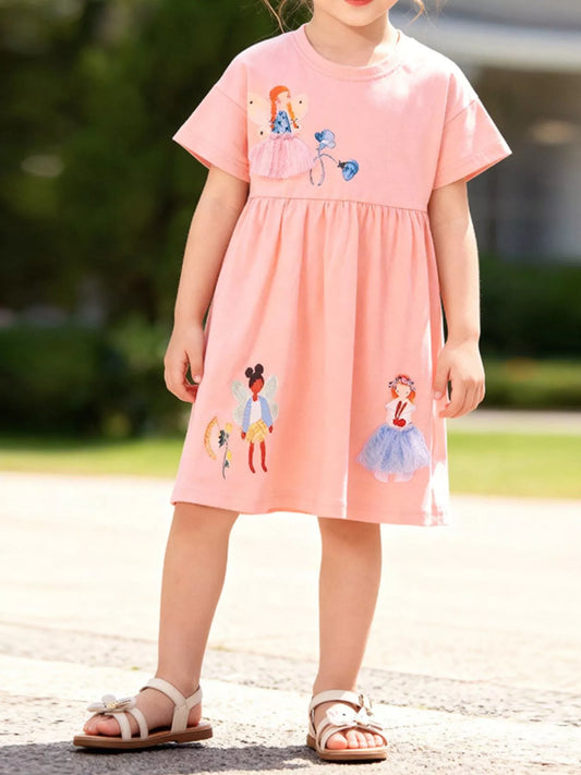 Children's Fairy Short Sleeve Dress