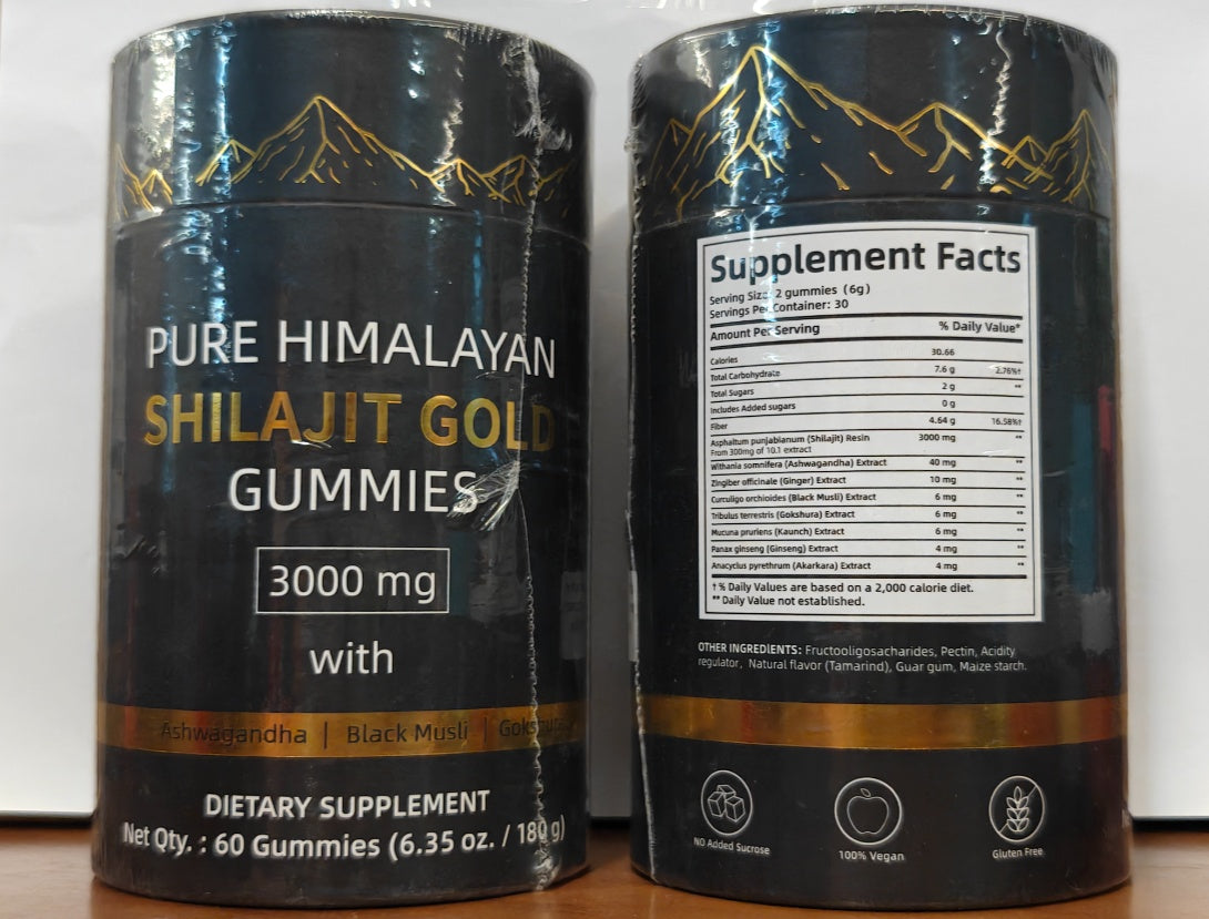 Pure Himalayan Shilajit Gold Gummies