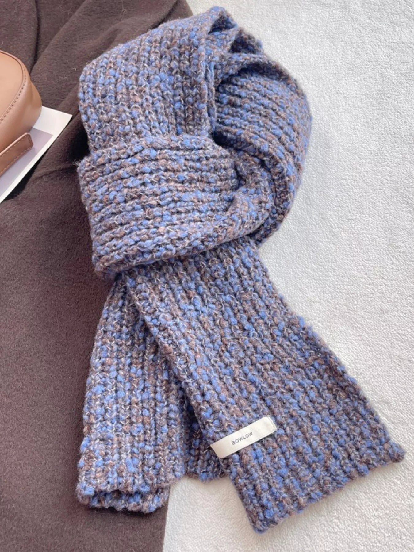 Cozy Knitted Winter Scarf