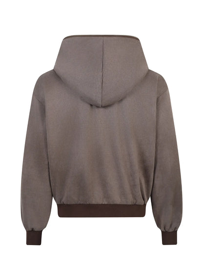 Men's Long Sleeve Hooded Zip-Up Jacket