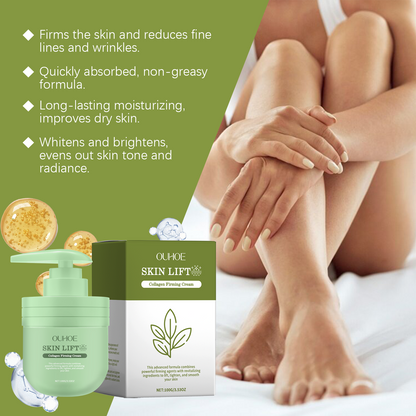 OUHOE Collagen Firming Cream, Gentle Moisturizing Moisturizing Body Moisturizer For Delicate Skin With Fine Lines