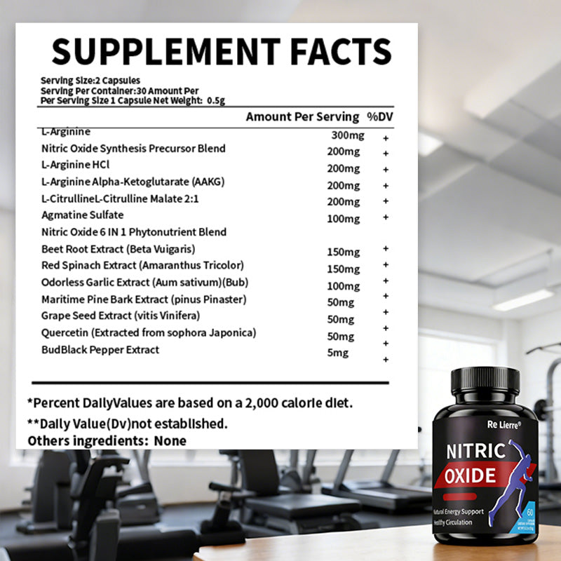 Nitric Oxide Natural Supplement