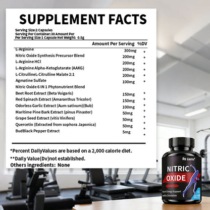 Nitric Oxide Natural Supplement