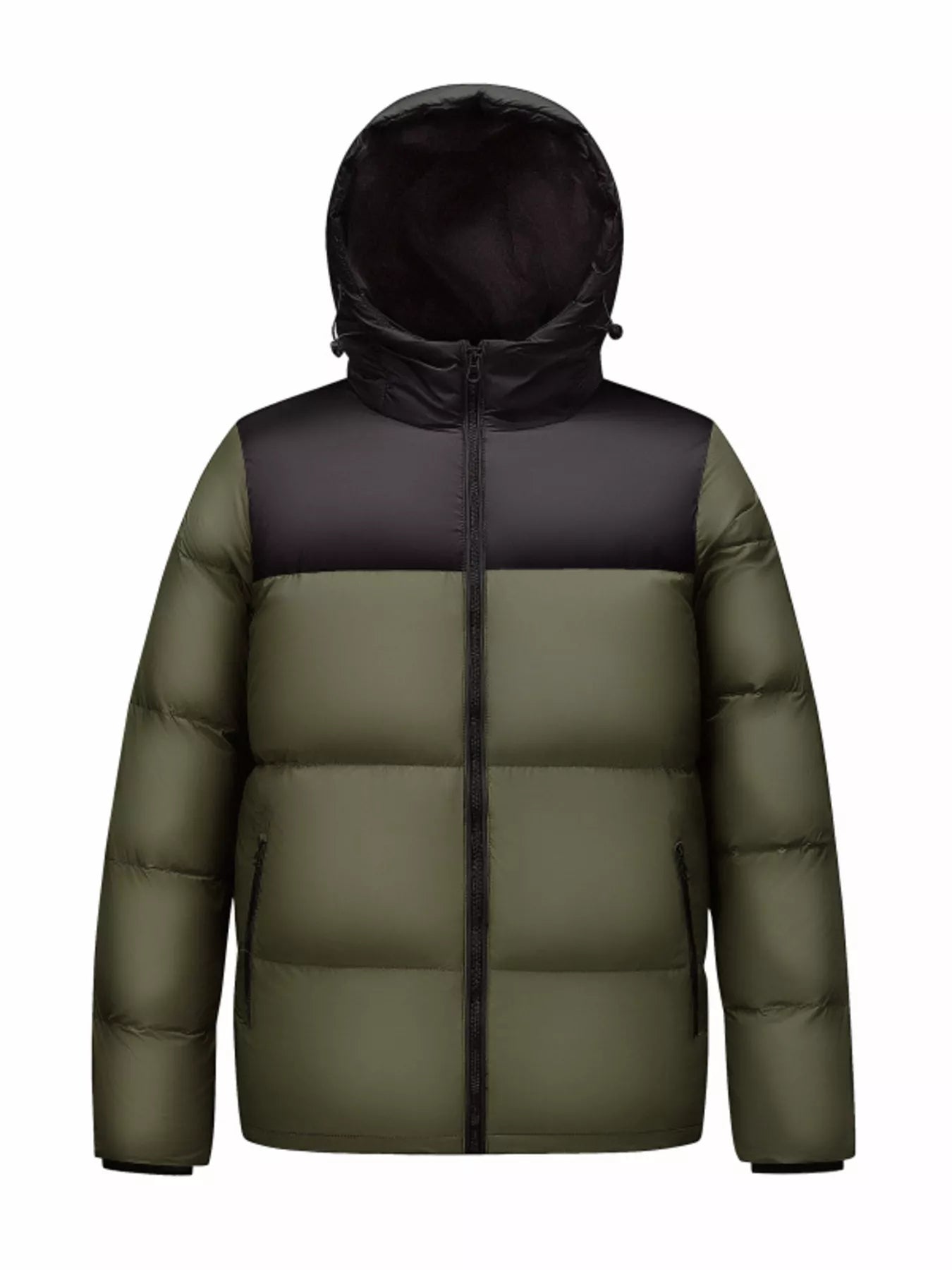 Men's Full Size Warm Padded Hooded Puffer Jacket Plus Size