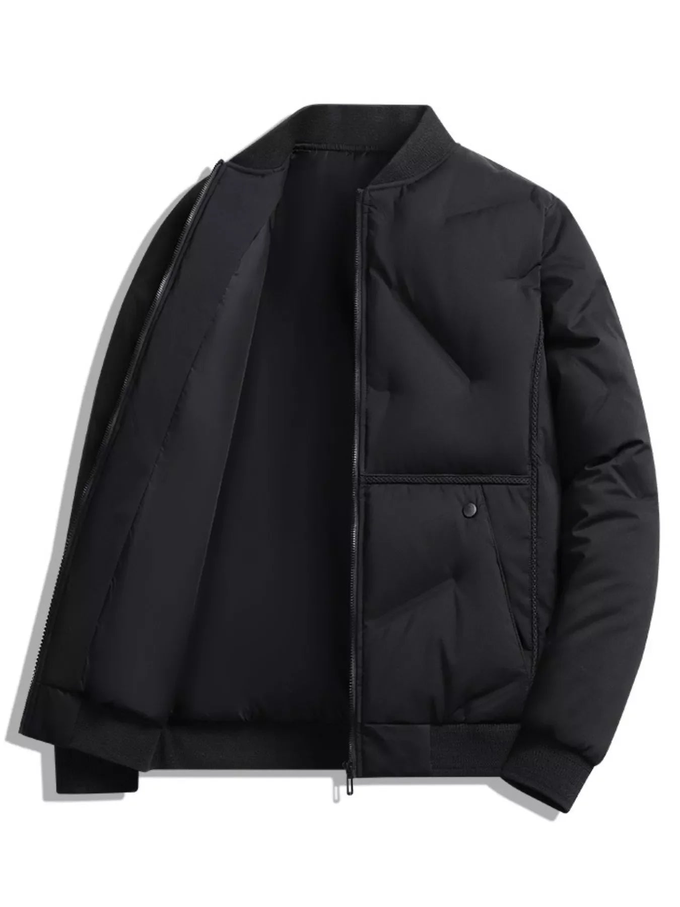 Men's Plus Size Zip Up Bomber Jacket