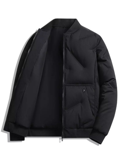 Men's Plus Size Zip Up Bomber Jacket