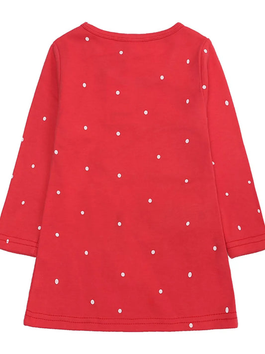 Children's Christmas Santa Long Sleeve Dress