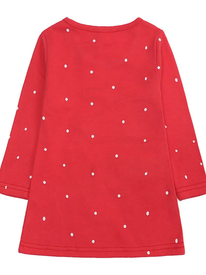 Children's Christmas Santa Long Sleeve Dress