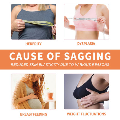 Houkea Instant Volum Esticky Inserts, Firming, Plump And Full Chest Pad Lifts Women's Breasts Firm And Prevents Sagging