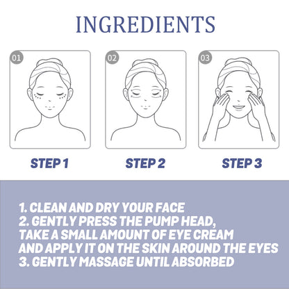 EELHOE Active Eye Cream, Repair Eye Bags And Dark Circles Elastic Firming Skin Around The Eyes Anti-Wrinkle Eye Cream