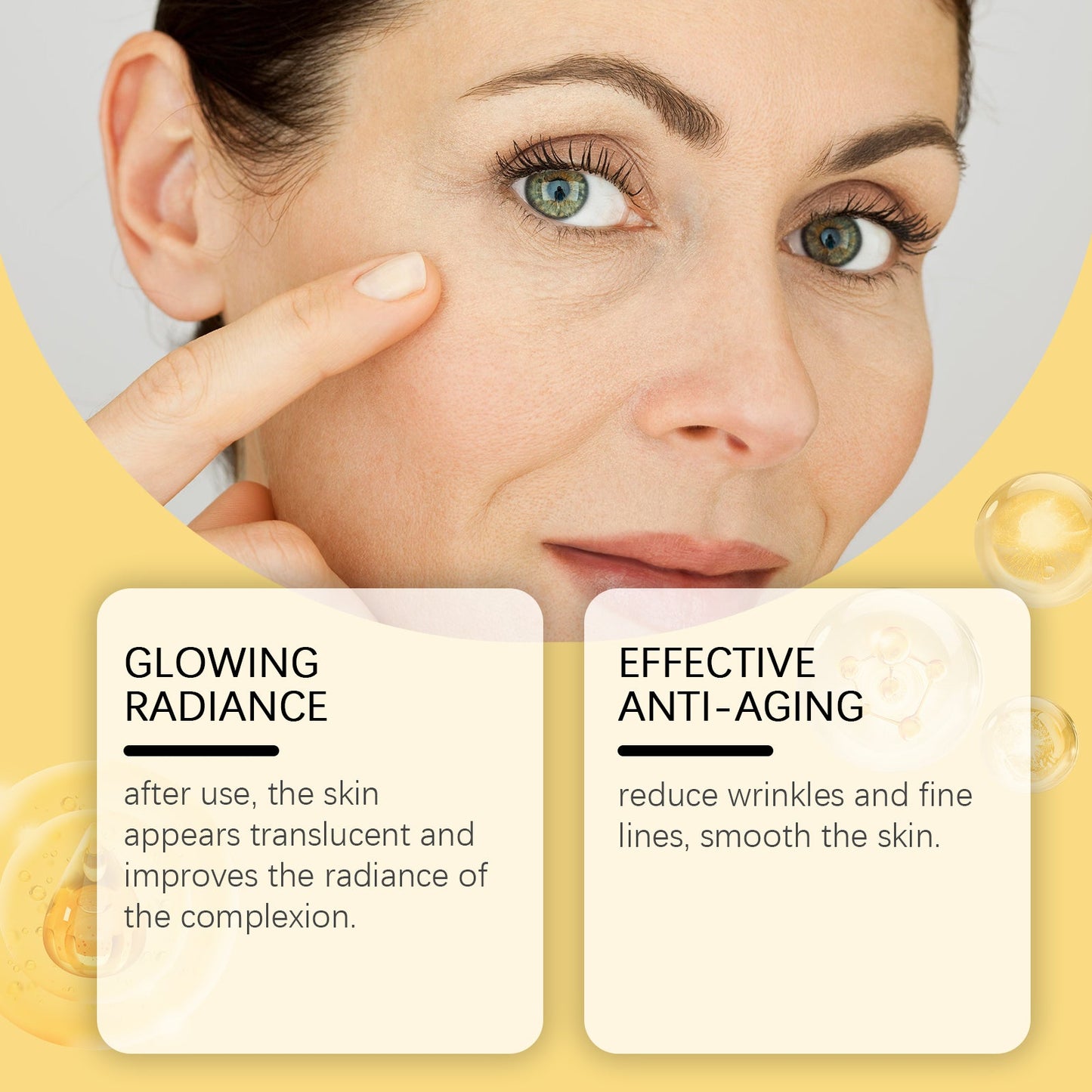 OUHOE Facial Moisturizing Essence, Gently Care Facial Skin And Rejuvenate Skin