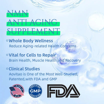 NMN Supplement 500mg Ultra Pure 99.8 Stabilized Form Supports NAD Production Cellular Health Healthy Aging 60 Capsules