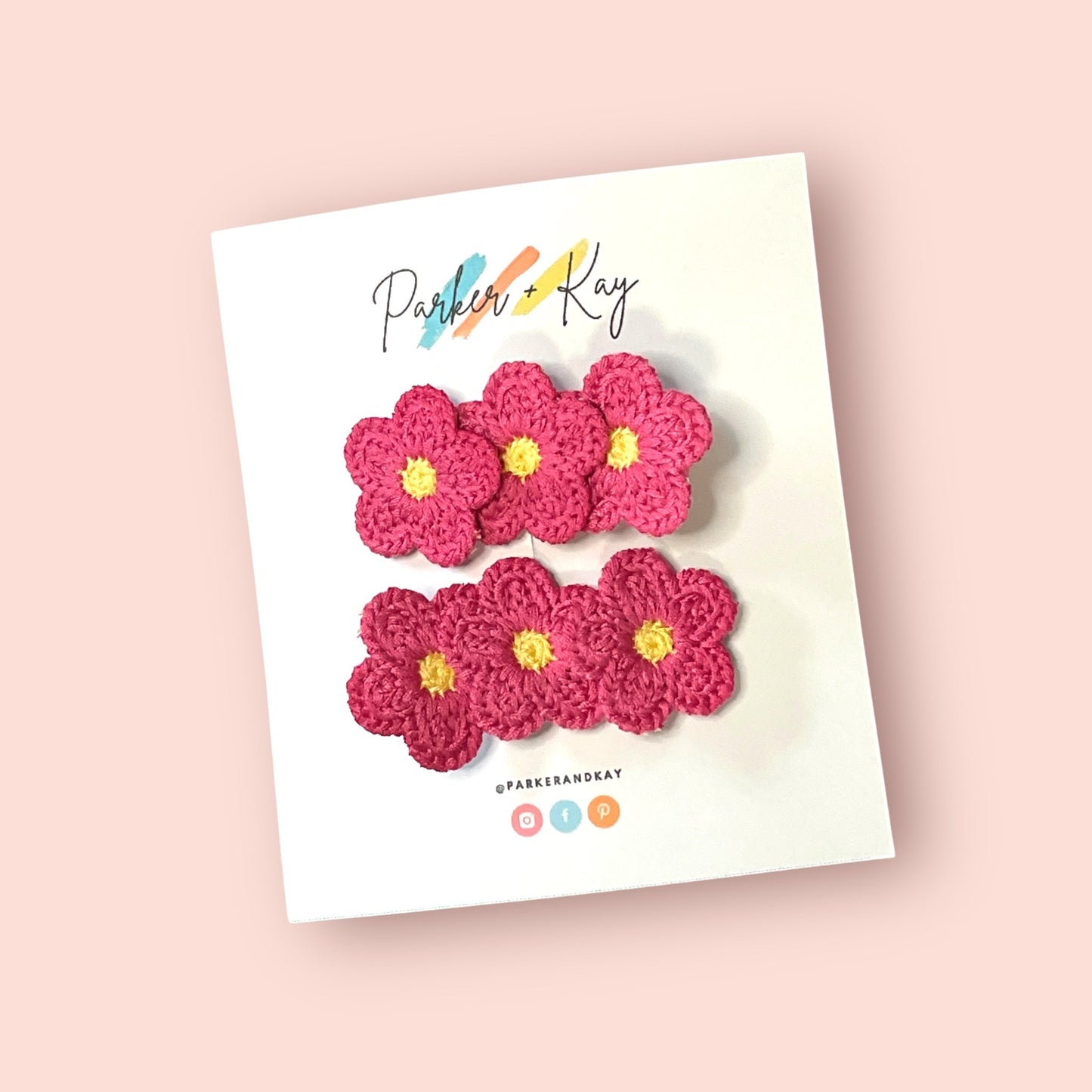 Sunny Blooms Hair Clips
