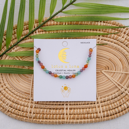 Celestial Healer 4mm Healing Necklace