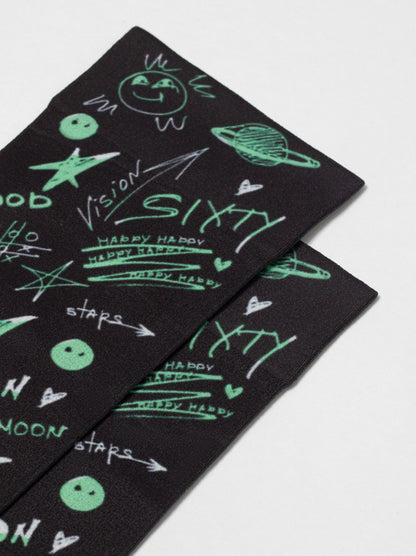 Dense Socks Conte Fantasy 913 - Moon Pattern