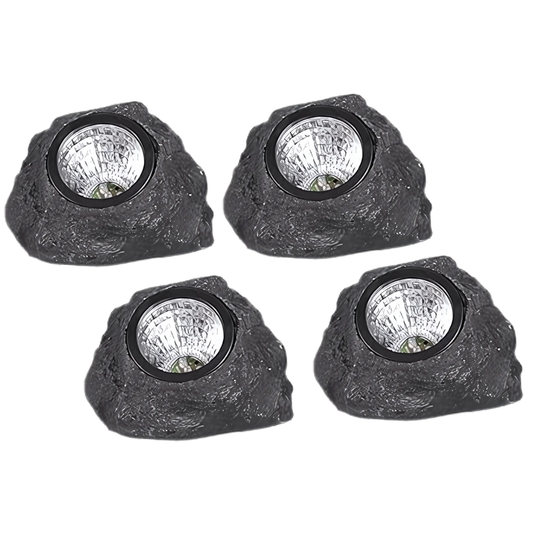 4-Pack Solar Rock Lights Model AA2023-1-989