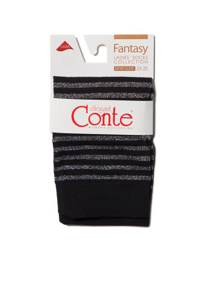 Socks Conte Fantasy - Shimmering Stripe