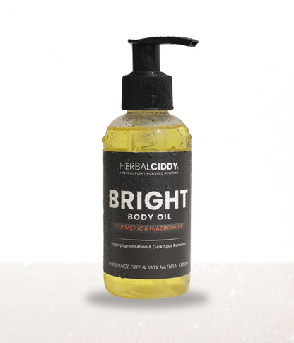 BRIGHT TURMERIC BODY OIL –  HYPERPIGMENTATION, ACNE & DRY SKIN