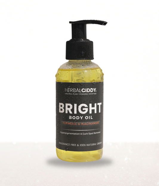 BRIGHT TURMERIC BODY OIL –  HYPERPIGMENTATION, ACNE & DRY SKIN