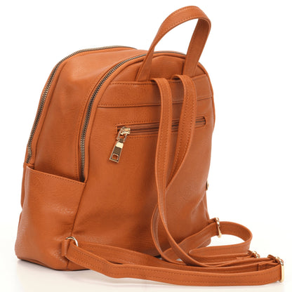 The Sleepy Panda Mini - Vegan Leather Mini Backpack