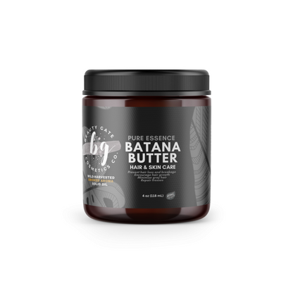 Beauty Gate Cosmetics Pure Essence Batana Butter - Dark Brown Solid Batana Oil.