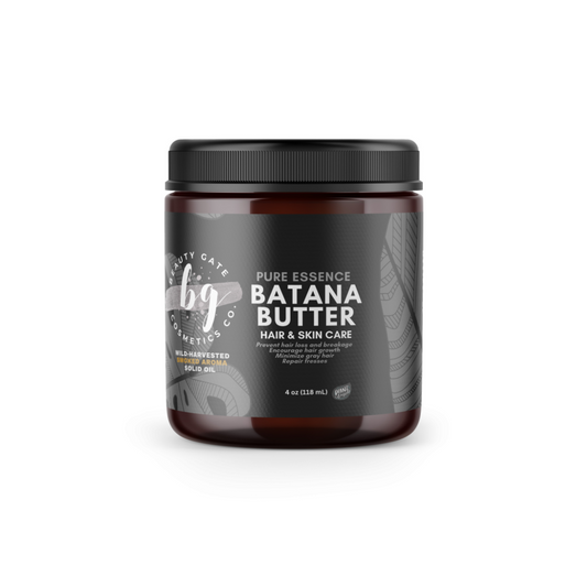 Beauty Gate Cosmetics Pure Essence Batana Butter - Dark Brown Solid Batana Oil.