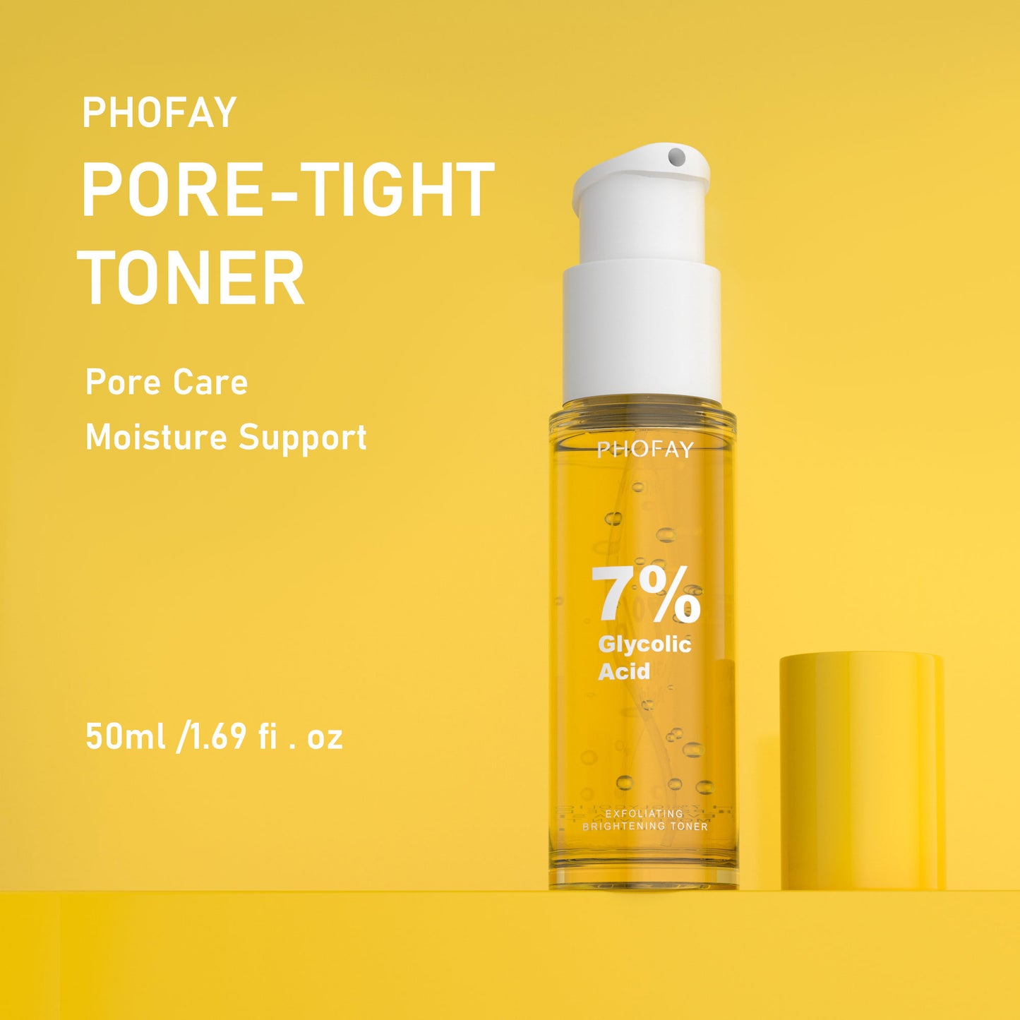 Phofay glycolic-acid aha exfoliating  brightening toner