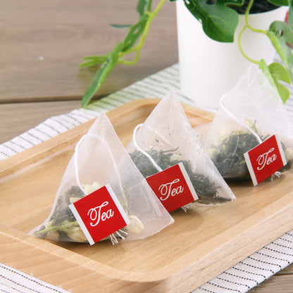 Ginseng Five Treasure Tea English Label Combination Health Tea Triangle Bag