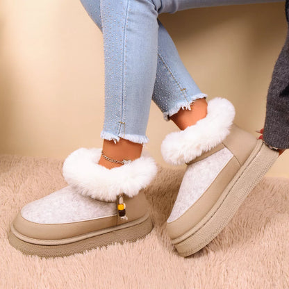 Round Toe Platform Boots