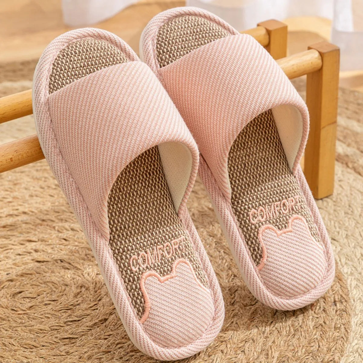 Open Toe Flats Slippers