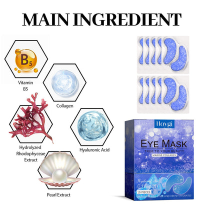 Hoygi B5 Eye Gel Patch Reduces Fine Lines Under Eyes, Bags Under Eyes, Dark Circles Under Eyes, Firming Eyes And Anti-Wrinkle Moisturizing Eye Patch