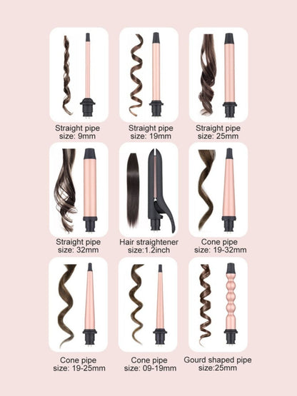 5 in 1 Interchangeable Hair Curling Iron