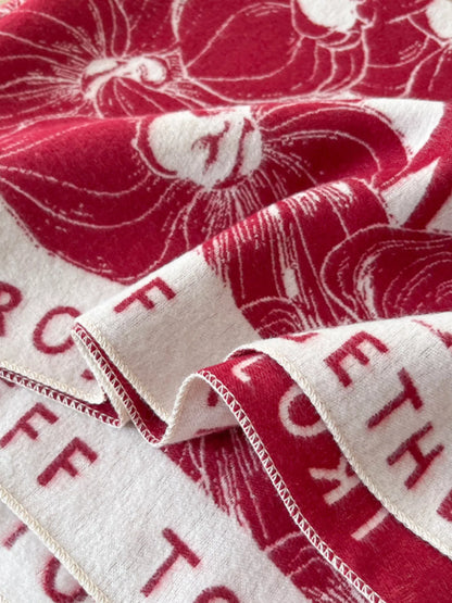 Raw Hem Winter Scarf