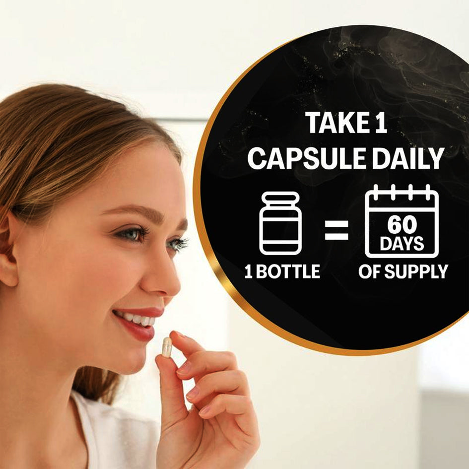 Shilajit Energy Support Capsules 60 Count Bottle Boost Immunity Natural Detox Support