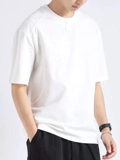 Men's Plus Size Casual Short Sleeve T-Shirt