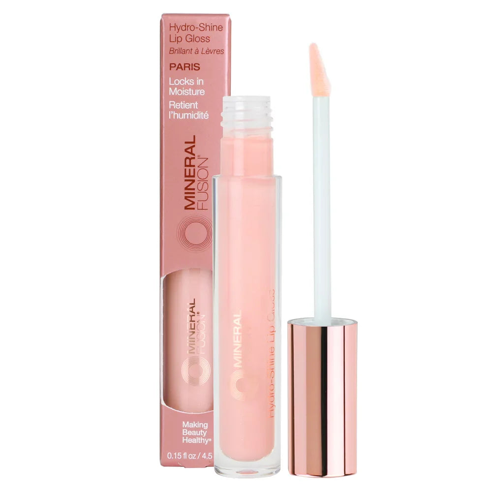 Mineral Fusion Hydro Shine Lip Gloss in Rabida | Vegan, Cruelty-Free | 0.15 Fl Oz