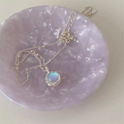 Moonstone 925 Sterling Silver Necklace