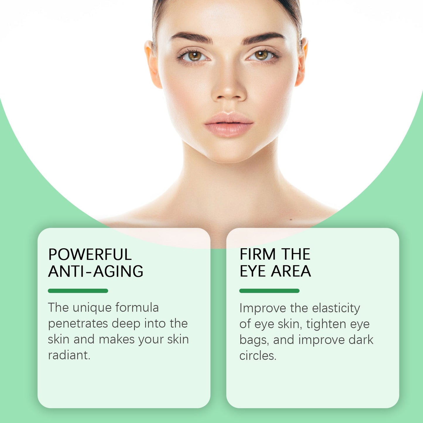 OUHOE Peptide Protein Eye Gel, Firming And Lifting Eye Skin To Improve Dull, Tender And Moisturizing Eye Cream
