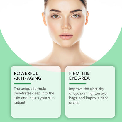 OUHOE Peptide Protein Eye Gel, Firming And Lifting Eye Skin To Improve Dull, Tender And Moisturizing Eye Cream